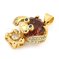 Покрытие стойки латунь микропаве прозрачные подвески из кубического циркония&nbsp;ZIRC-L100-154G