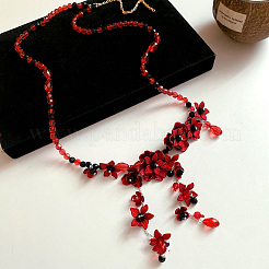 Стеклянные цепочки на талию с акриловыми цветочными кисточками для женщин&nbsp;FS-WG85543-01