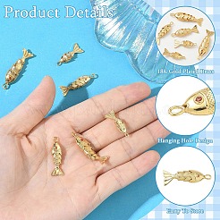 6шт 3 стиля латунные микропаве прозрачные кубические подвески из циркония&nbsp;KK-YW0003-97