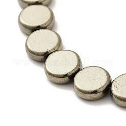 Гальванические нити из синтетических немагнитных гематитовых бусин G-L613-L01-01C