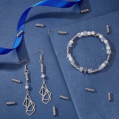 100 шт. трубчатые бусины из нержавеющей стали 304 STAS-UN0026-30