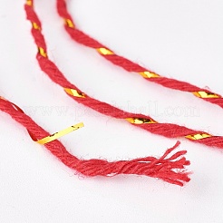 Cordon en coton macramé 2 pli&nbsp;OCOR-WH0032-02E