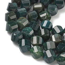 Природные моховой агат бисер нитей&nbsp;G-C267-B23