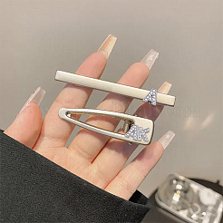 26 pièce de 26 styles de lettres A à Z en alliage de strass&nbsp;DIY-SC0033-10