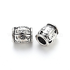 Европейские сплавочные бусины тибетского стиля  TIBE-N006-73AS-LF