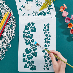 8 pz 8 modelli di stencil per disegno e pittura in plastica&nbsp;DIY-GF0004-82