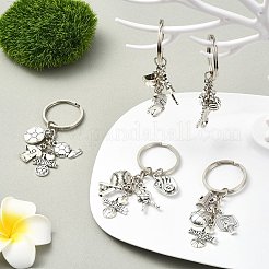 5шт брелок из сплава&nbsp;KEYC-CJ00006