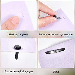 300 шт. плоские круглые железные гвозди IFIN-CP0001-08