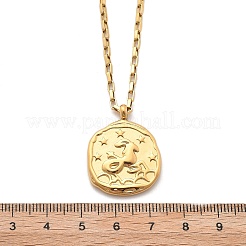 Ожерелья с подвесками в виде созвездий из нержавеющей стали 304 NJEW-K392-01G-10