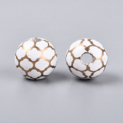 Набивные шима деревянные бусины&nbsp;WOOD-T033-06M