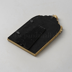Fotorahmen-Organizerhalter aus Harz mit Samtmatte&nbsp;RDIS-WH0016-21