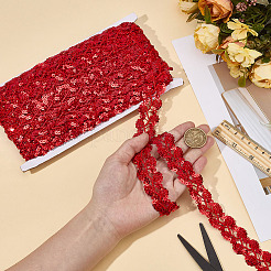 Металлизированная кружевная отделка OCOR-WH0101-162C