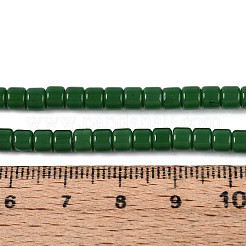 Непрозрачные сплошные цветные стеклянные бусины&nbsp;GLAA-N065-4x4mm-C09