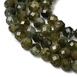 Бусы из натурального зеленого турмалина&nbsp;G-L653-B03-3mm