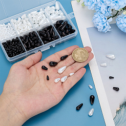 360 шт. 2-х цветные бусины из АБС-пластика с имитацией жемчуга&nbsp;KY-WR0001-11