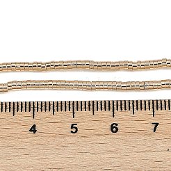 Гальванические нити из синтетических немагнитных гематитовых бусин G-G174-G01-01