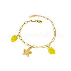 Браслеты с подвесками из нержавеющей стали 304 и смолы FS-WG4A3B2-01