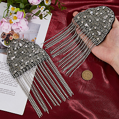 2 шт. эполеты из железа&nbsp;DIY-FH0009-03B-02