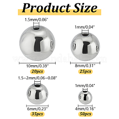 130 шт. 4 стиля гальванизированных немагнитных синтетических гематитовых бусин G-AR0005-91