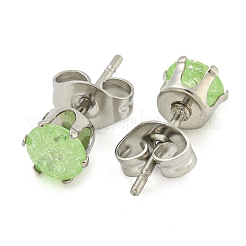 Серьги-гвоздики из нержавеющей стали 304&nbsp;EJEW-I308-01C