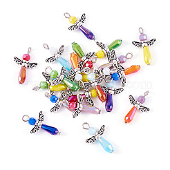 21 шт. подвески из стекла ангела PALLOY-TAC0129