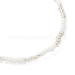 Стеклянные бусины эластичные браслеты для женщин&nbsp;BJEW-JB11638-02