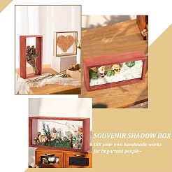 Прямоугольные деревянные теневые рамки&nbsp;AJEW-WH0317-11