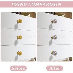 4 шт. двухцветный чехол для дверной ручки из хлопка&nbsp;DIY-GF0011-48