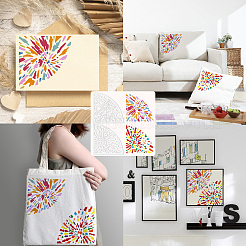 Акриловые трафареты для многоразового использования DIY-WH0429-005