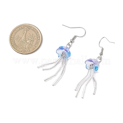 Серьги-подвески из нержавеющей стали 304 в форме медузы&nbsp;EJEW-JE06798-01