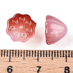 Двухцветные непрозрачные акриловые бусины OACR-T028-16