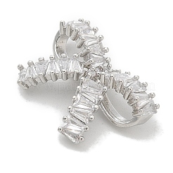 Стойка покрытие латунные микропаве прозрачные кубические циркониевые кнопки KK-K293-07A-P