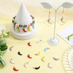 Подвески из эмали из сплава с покрытием 100 шт.&nbsp;FIND-SC0010-85