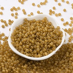 6/0 perle di semi di vetro imitazione giada&nbsp;SEED-T006-04A-02
