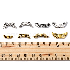 Сплавочные овальные бусины тибетского стиля  TIBEB-FS0001-16