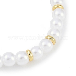 Эластичные браслеты из латуни с покрытием стойки BJEW-P341-10B-G