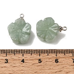 Pendentifs en aventurine vert naturel&nbsp;GG-CBA487A-01P-04