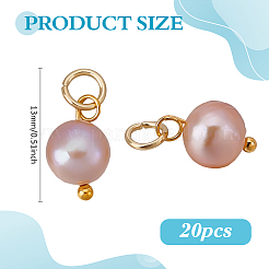 20 шт. натуральный культивированный пресноводный жемчуг&nbsp;PALLOY-PH01884