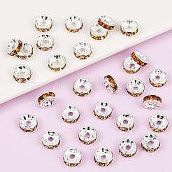 Латунь марки А горный хрусталь Spacer бисер&nbsp;RB-A014-Z8mm-17S