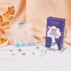 Изготовление сережек своими руками на тему океана&nbsp;DIY-SC0011-87