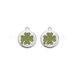 Messing Emaille Anhänger / charms&nbsp;KK-S356-669P-NF