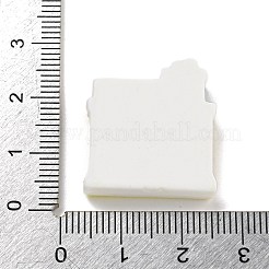 Рождественские кабошоны из непрозрачной смолы для декодирования&nbsp;LS-RESI-U006-04J