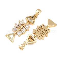 Colgante micropavé cubic zirconia de latón&nbsp;CU-CBAB3AD-08G-02