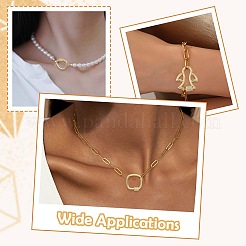 9 Stück 9 Stile Messing Micro Pave klare Zirkonia Schraubkarabiner Verschluss Charms&nbsp;KK-CJ0004-25