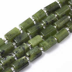 Natürliche kanadische Jade Perlen Stränge&nbsp;X-G-S345-8x11-006