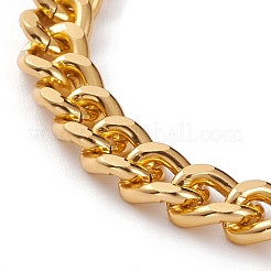 Bracelets de cheville à chaîne torsadée en aluminium&nbsp;AJEW-AN00378