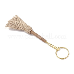 Брелки из дерева и джутового шнура&nbsp;KEYC-JKC01313