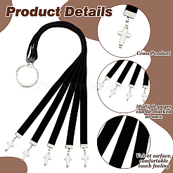 10шт. 2 стиля закладки из бархатной ленты&nbsp;AJEW-ME00002