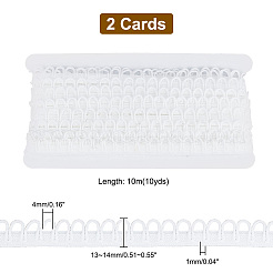 Elastisches Nylonband mit Knopfschlaufen&nbsp;LS-OCOR-WH0082-15A