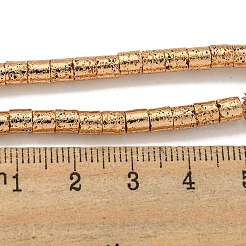 Гальванические бусины из натуральной лавы G-I360-J01-02